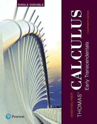 Download Thomas' Calculus: Early Transcendentals, Single Variable Plus Mymathlab with Pearson Etext -- Access Card Package - Joel R. Hass file in PDF