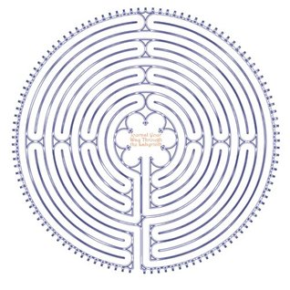 Read Online Journal Your Way Through the Labyrinth: 150-page Writing Journal With Iconic Image of the Chartres Cathedral Labyrinth on the Cover (8.5 x 8.5 Inches - White) - Journal Jungle Publishing | PDF
