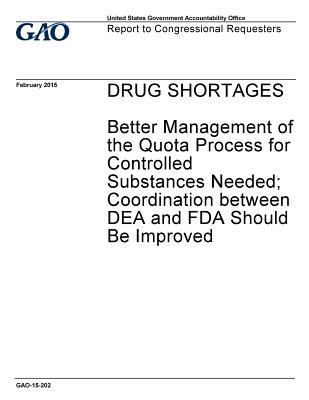 Download Coordination Between Dea and FDA Should Be Improved - U.S. Government Accountability Office file in PDF