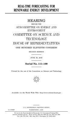 Full Download Real-Time Forecasting for Renewable Energy Development - U.S. Congress | PDF