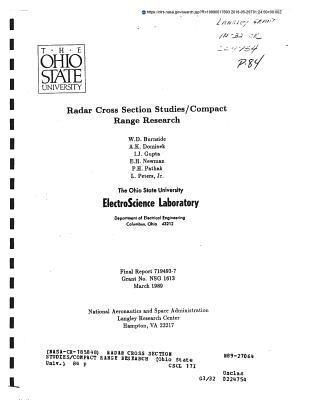 Read Online Radar Cross Section Studies/Compact Range Research - National Aeronautics and Space Administration file in PDF