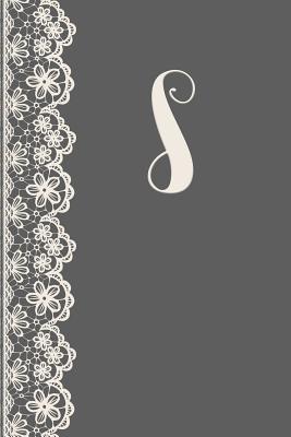 Download S: Monogrammed Journal Vintage Lace with Monogram Personalized Letter 's' - Moxie Bloom Paper Co file in PDF