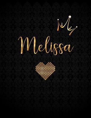 Download Melissa: Personalized Black XL Journal with Gold Lettering, Girl Names/Initials 8.5x11, Journal Notebook with 110 Inspirational Quotes, Journals to Write In for Women - Panda Studio | ePub