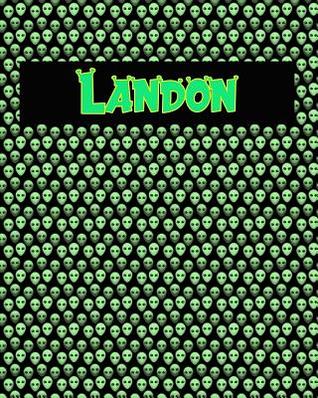 Full Download 120 Page Handwriting Practice Book with Green Alien Cover Landon: Primary Grades Handwriting Book - Sheldon Franks | PDF