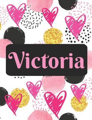 Download Victoria: Personalized Name Journal with Blank Lined Paper - Perky Pages file in PDF