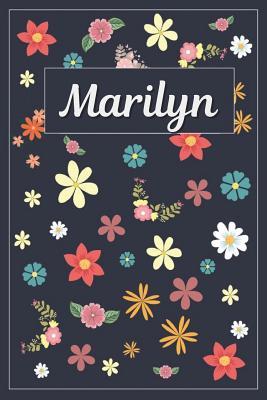 Read Marilyn: Lined Writing Notebook with Personalized Name 120 Pages 6x9 Flowers -  file in PDF