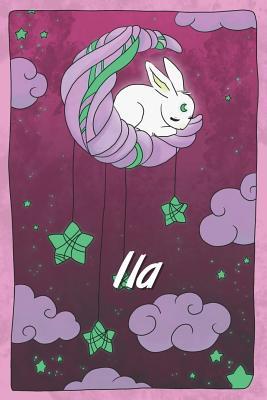 Read Ila: personalized notebook sleeping bunny on the moon with stars softcover 120 pages blank useful as notebook, dream diary, scrapbook, journal or gift idea - Jenny Illus | PDF