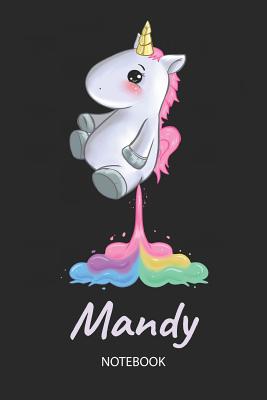 Read Mandy - Notebook: Blank Ruled Personalized & Customized Name Rainbow Farting Unicorn School Notebook Journal for Girls & Women. Funny Unicorn Desk Accessories for Kindergarten, Primary, Back To School Supplies, Birthday & Christmas Gift for Women. -  | PDF